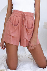 Casual Solid Pocket Loose High Waist Wide Leg Bottoms(6 Colors)