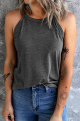 Casual Solid Basic O Neck T-Shirts(6 Colors)