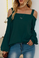 Casual Solid Split Joint Spaghetti Strap T-Shirts(4 Colors)