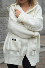 Casual Solid Pocket Hooded Collar Tops Sweater(6 Colors)