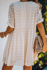 Casual Solid Split Joint V Neck Princess Dresses