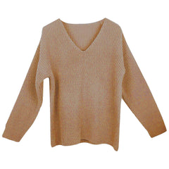 Fashion Sexy Fashion V-neck Knitted Sweater