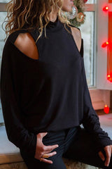 Casual Hollowed-out Top