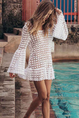 Sexy Round Neck Beach Cover-up