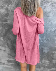 Thin Knitting Long Cardigan