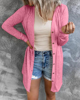 Thin Knitting Long Cardigan
