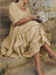 Women's Temperament Lace Maxi Dress