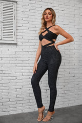 Daphne Cutout Bandage Jumpsuit