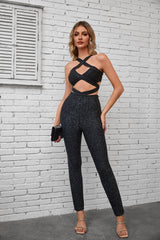 Daphne Cutout Bandage Jumpsuit