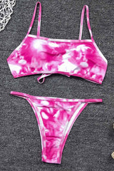 Tie-dye Print Bikini Set (2 Colors )