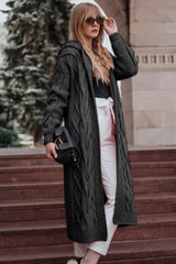 Casual Twist Knitting Cardigan