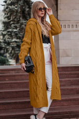 Casual Twist Knitting Cardigan