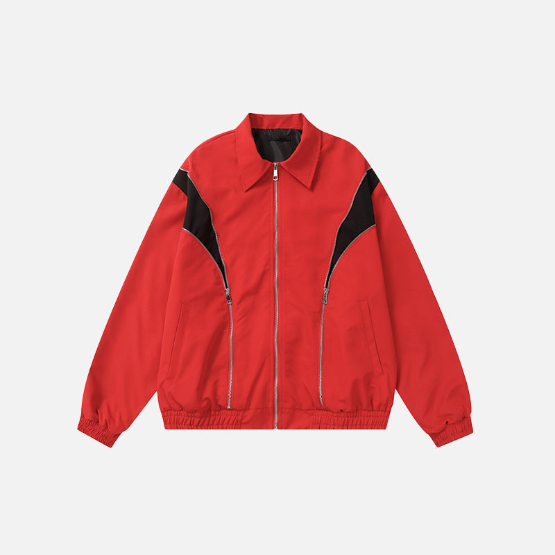 The Outlaw Splicing Color Jacket