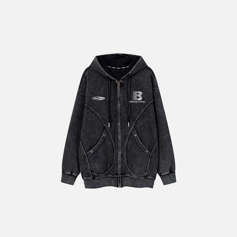 Urban Zip-Track Hoodie