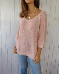 Casual 3/4 Sleeve Pullover