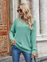 WOMEN PULOVERS SWEATERS BOHO HOLIDAY KNITWEAR SWEATER