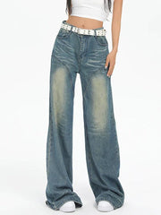 Vintage Washed Splice Boyfriend Jeans - HouseofHalley