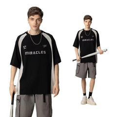 Y2K Stripped Oversized T-Shirt