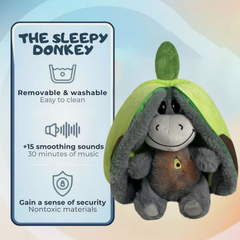 Donkey Zipper Ears Breathing Plushie
