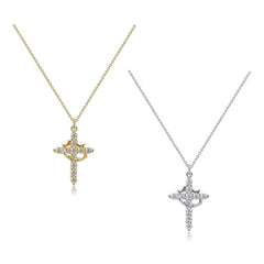 Crown Cross Necklace