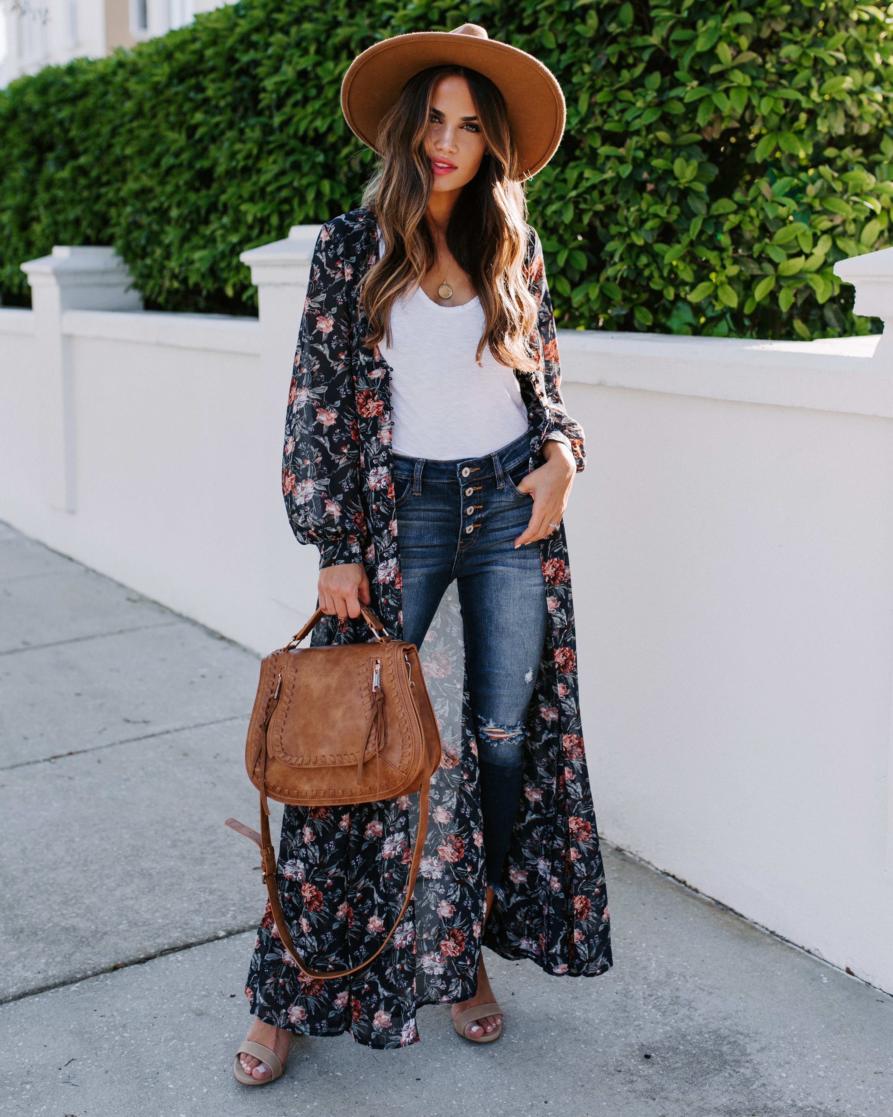 All Is Well Floral Duster Kimono