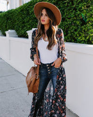 All Is Well Floral Duster Kimono