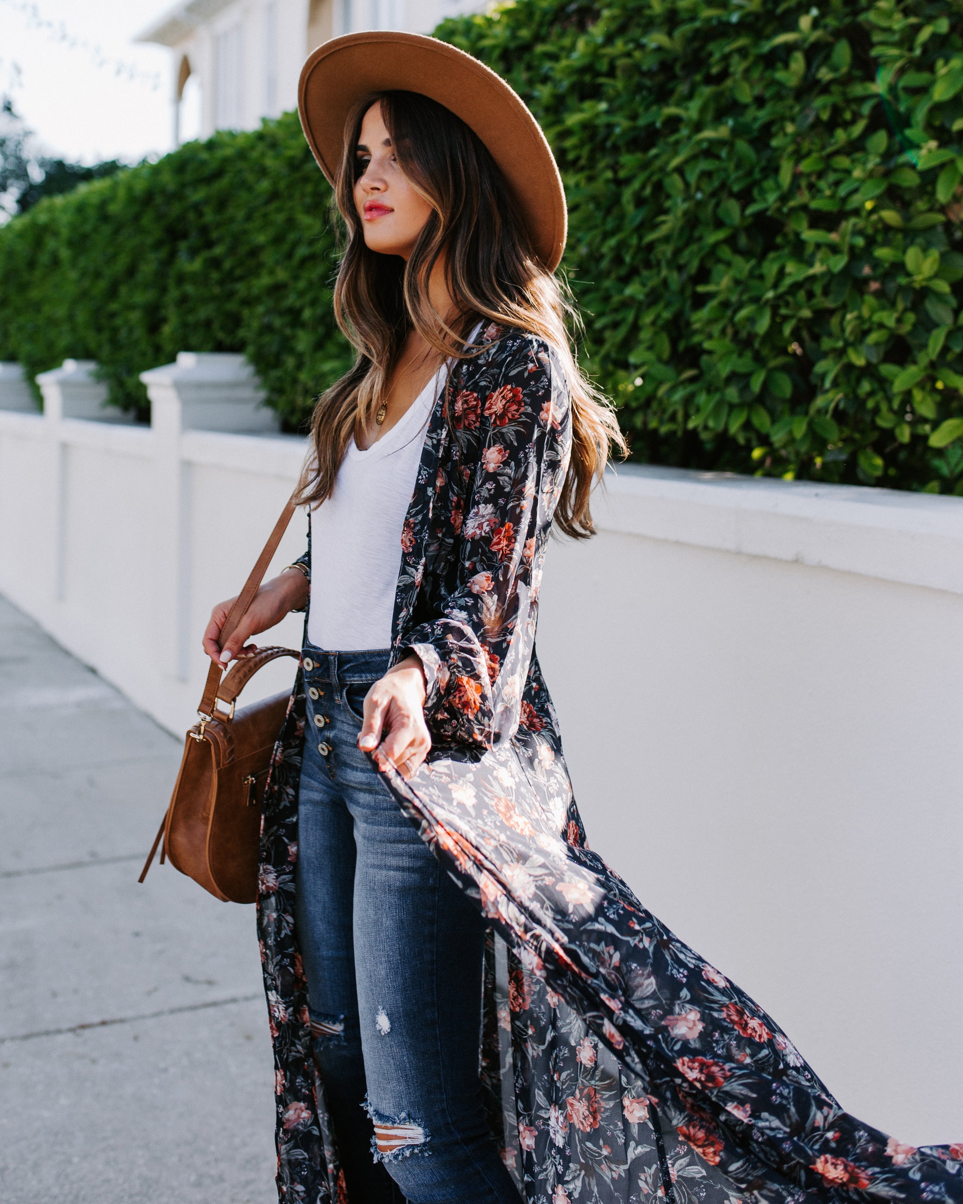 All Is Well Floral Duster Kimono