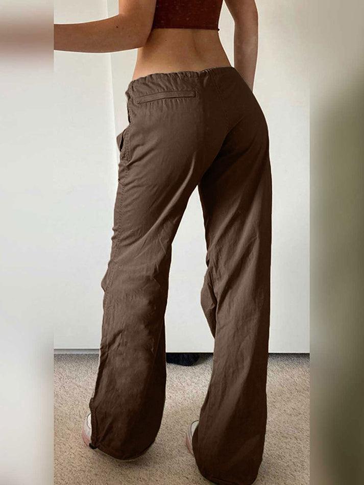 Straight Leg Pocket Cargo Pants