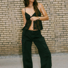 Irresistible Slit Sheer Babydoll Cami