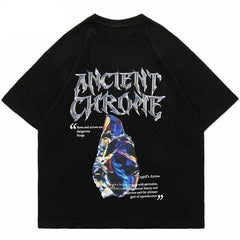 Casual Letter Printed Tshirt