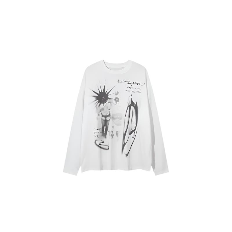 Graphic Dreamscape Loose Sweatshirt