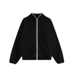 Double Zipper Stand Collar Jacket