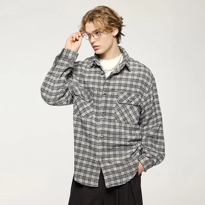 Plaid Vibe Brushed Shirt