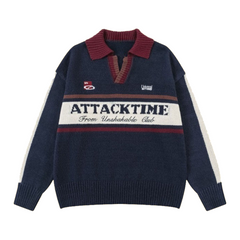 Attack Time Loose Sweater