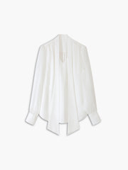 Combination Mesh Oversized Shirt