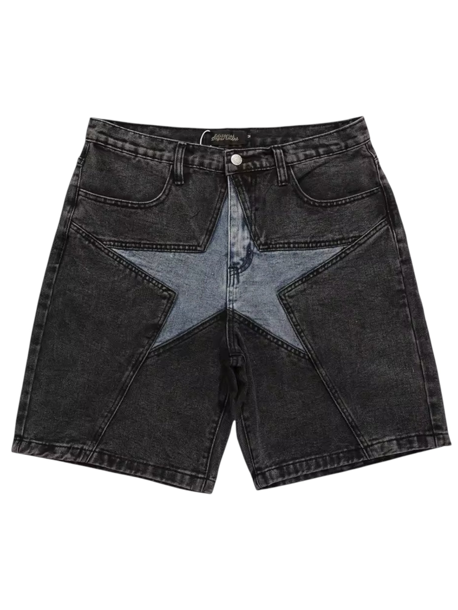Pathwork Jorts Center Star Patchwork Jorts – Aresok