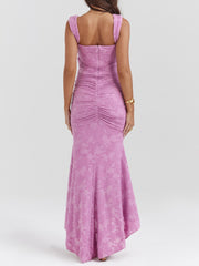Cesca Rose Pink Floral Maxi Dress