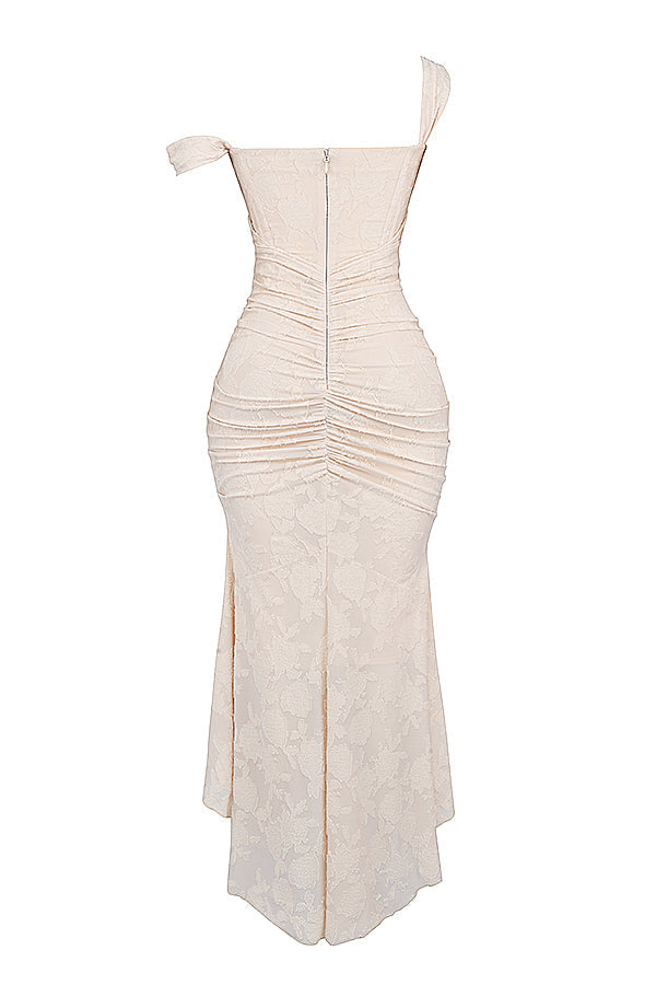 Cesca Vintage Cream Floral Maxi Dress