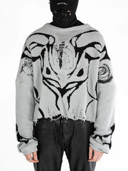 Destroyed Harajuku Ripped Sweater
