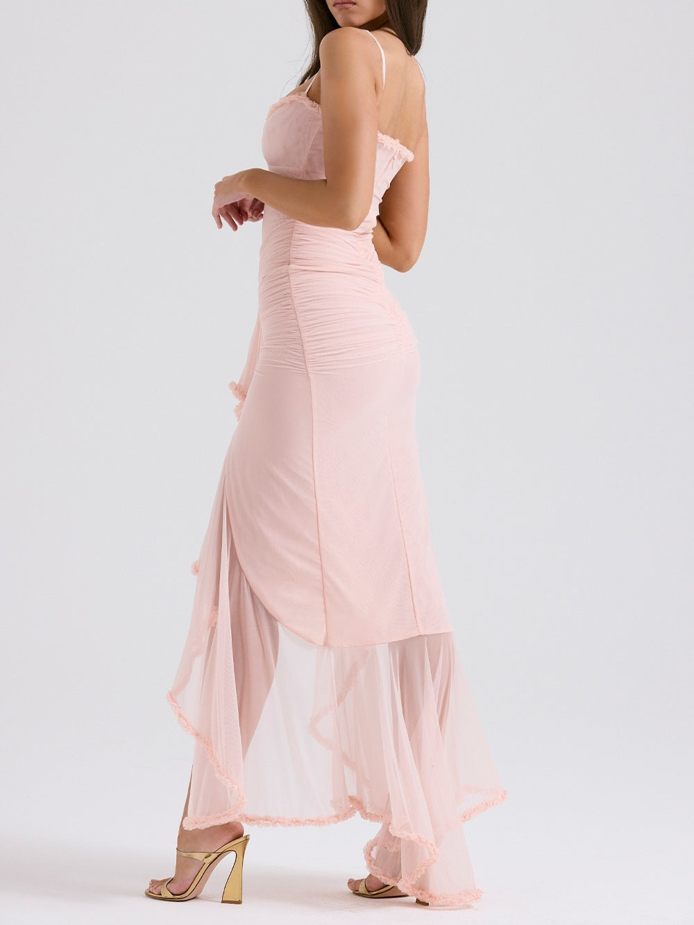 Gabriella Ruffled Front Dress
