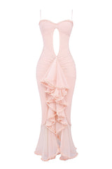 Gabriella Ruffled Front Dress
