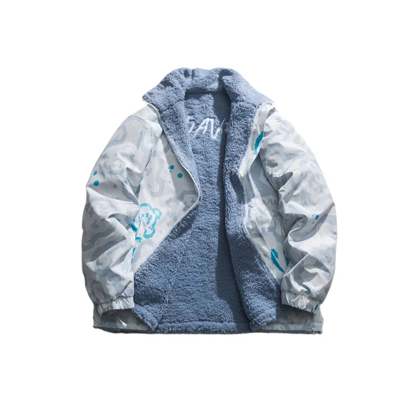 Double-Sided Berber Fleece Winter Jacket