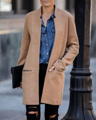 Catalog Pocketed Coat - Camel