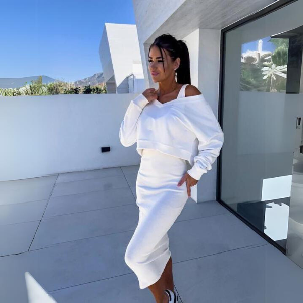 Andrineâ„?Casual Sweatshirt and Dress Set
