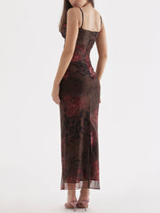 'Nalini' Printed Maxi Dress