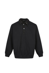 Polo Two Buttoned Fur Sweater