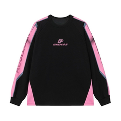 Racing Style Retro Loose Sweater