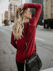 Romance Sleeves V-neck Blouses&Shirts Top