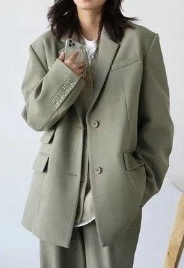 Embroidery Office Lady Blazer