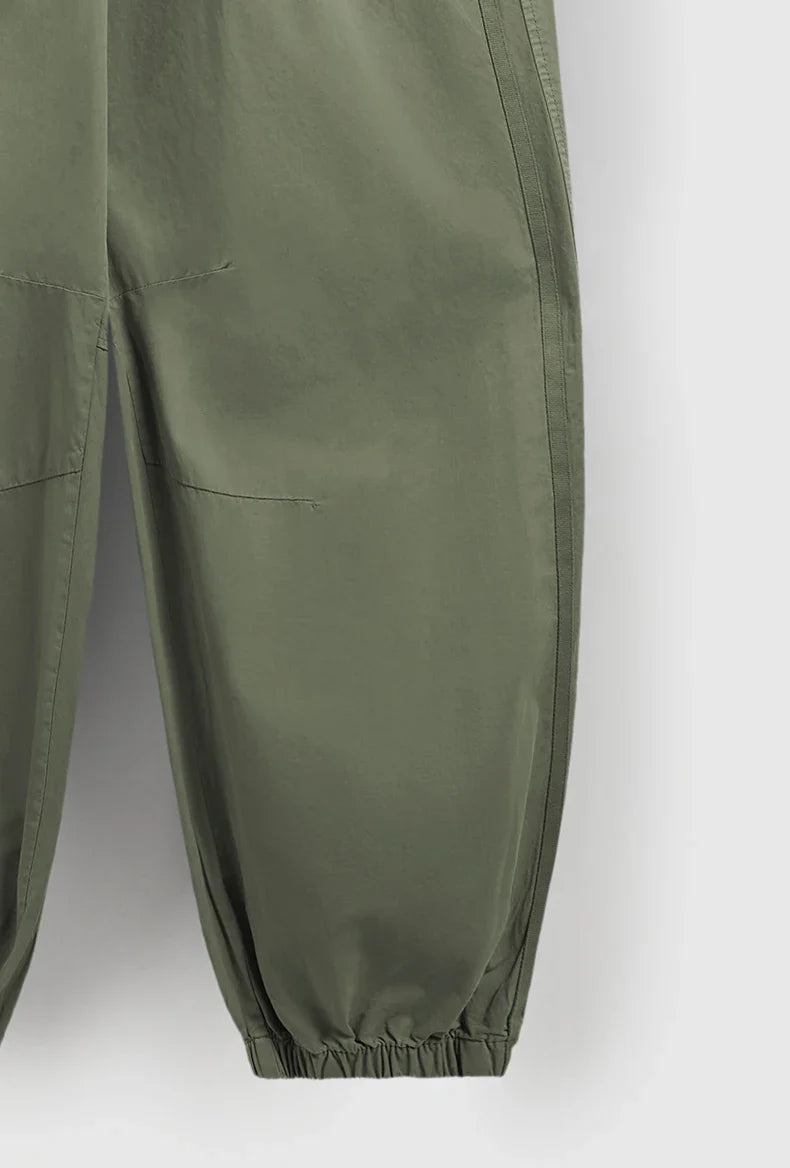 Elastic Wais Cargo Jogger Pant